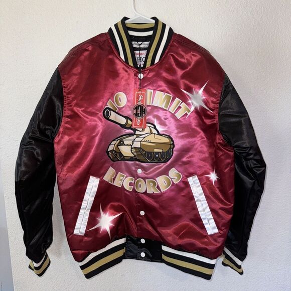 Headgear Classics NO LIMIT RECORDS MASTER P 15 Bomber Jacket Size: L New W/ Tags - Picture 1 of 6